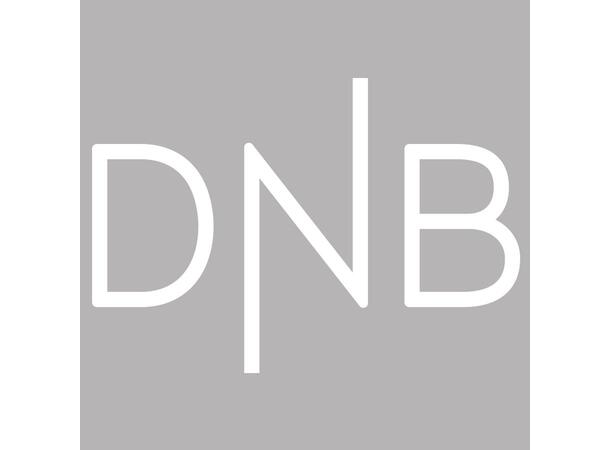 LOGO VIF DNB u/ramme Hvit Brodert 6cm Logo til trykking 